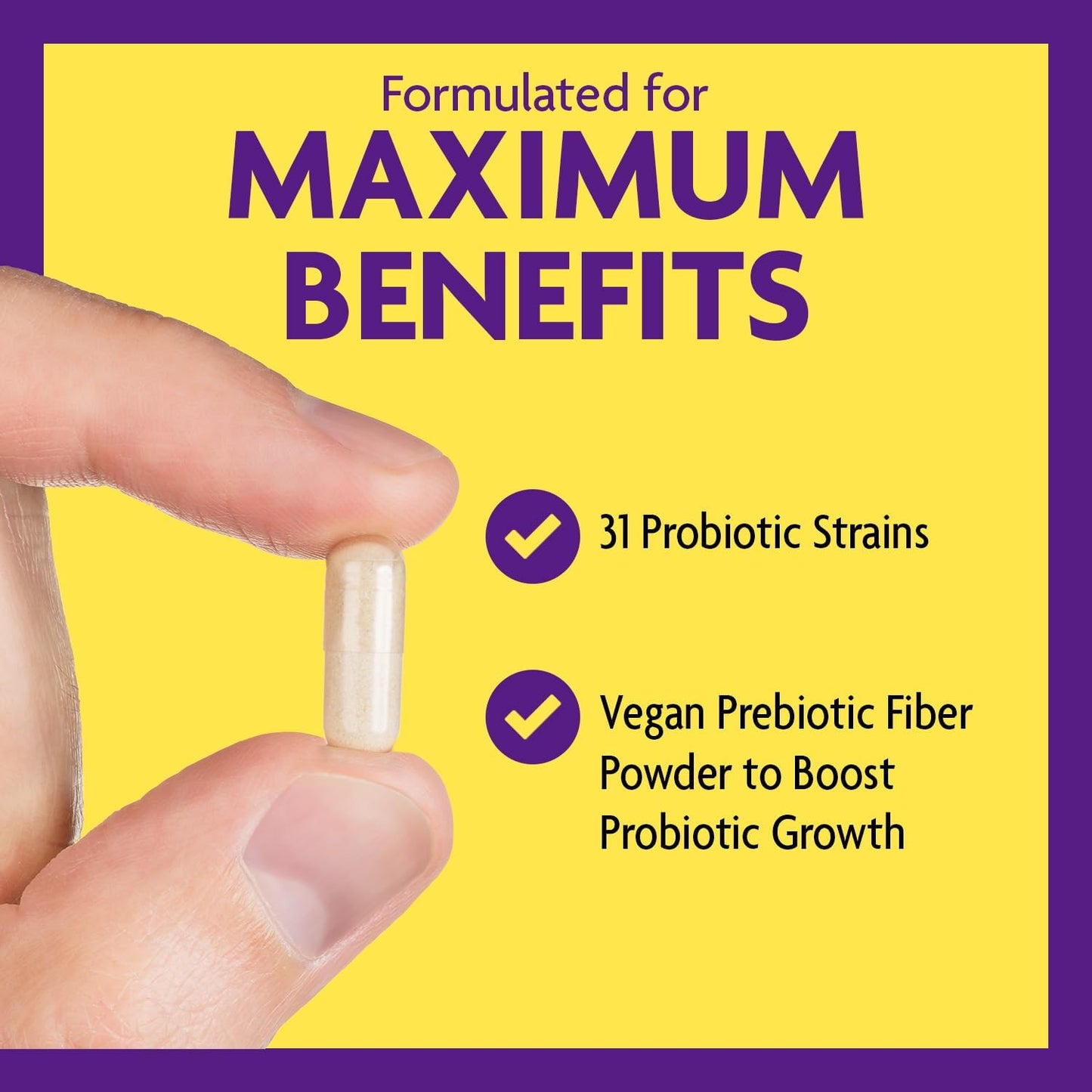 InnovixLabs Multi Strain Probiotics for Women & Men, 50 Billion CFU, 31 Probiotic Strains + Prebiotic Fiber, Helps Supports Immune & Gut Health, Non-GMO Probiotics for Digestive Health, 60-Day Supply - PrimeBioHealth - canada supplements