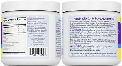 InnovixLabs Probiotic & Prebiotic Bundle Multi-Strain Probiotic (60 Time-Release Capsules) Prebiotic Fiber Powder (30-Day Supply). Boost Probiotic Growth for Gut and Immune Health.* - PrimeBioHealth - canada supplements