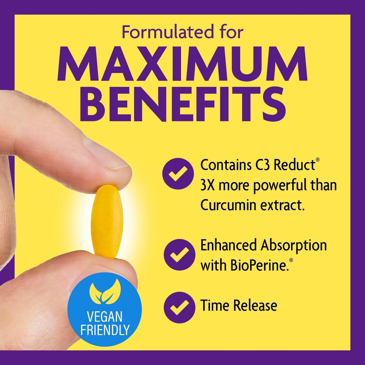 InnovixLabs Turmeric Curcumin with Black Pepper Extract - High Absorption Turmeric and Curcumin Supplements with BioPerine, C3 Reduct & Curcumin C3 Complex - 100 Time Release Tablets - PrimeBioHealth - canada supplements
