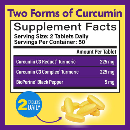 InnovixLabs Turmeric Curcumin with Black Pepper Extract - High Absorption Turmeric and Curcumin Supplements with BioPerine, C3 Reduct & Curcumin C3 Complex - 100 Time Release Tablets - PrimeBioHealth - canada supplements