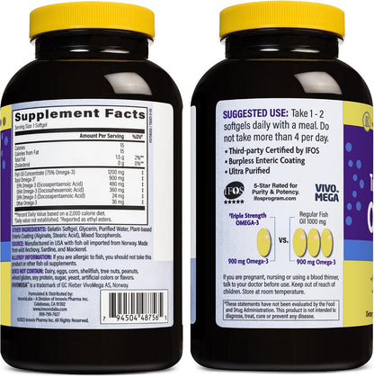InnovixLabs Vitamin K2 & Triple Omega Bundle Full Spectrum Vitamin K2 (90 Softgels) Triple Strength Omega-3 Fish Oil (200 Softgels). Supports Healthy Bones, Arteries and Joints. * - PrimeBioHealth - canada supplements