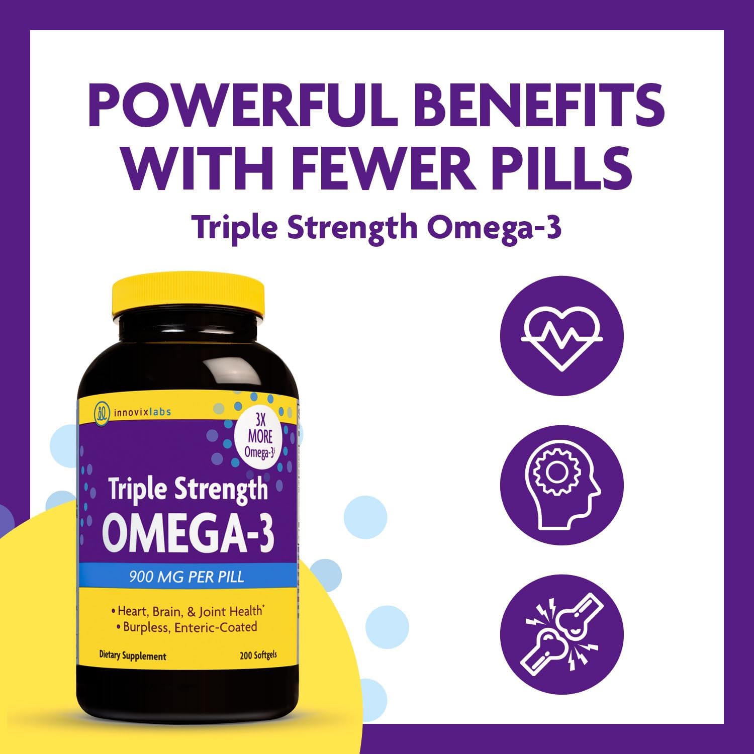 InnovixLabs Vitamin K2 & Triple Omega Bundle Full Spectrum Vitamin K2 (90 Softgels) Triple Strength Omega-3 Fish Oil (200 Softgels). Supports Healthy Bones, Arteries and Joints. * - PrimeBioHealth - canada supplements