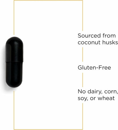 Integrative Therapeutics Activated Charcoal - Digestive & Gut Health Supplement - Effective Gastrointestinal Support - Gluten-Free & Dairy-Free - PrimeBioHealth - canada supplements