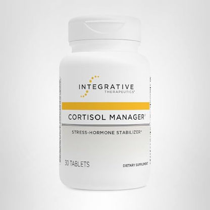 Integrative Therapeutics Cortisol Manager - Balance Cortisol & Support Relaxation for Restful Sleep* - Includes Ashwagandha & L-Theanine for Confidence with Less Stress - PrimeBioHealth - canada supplements