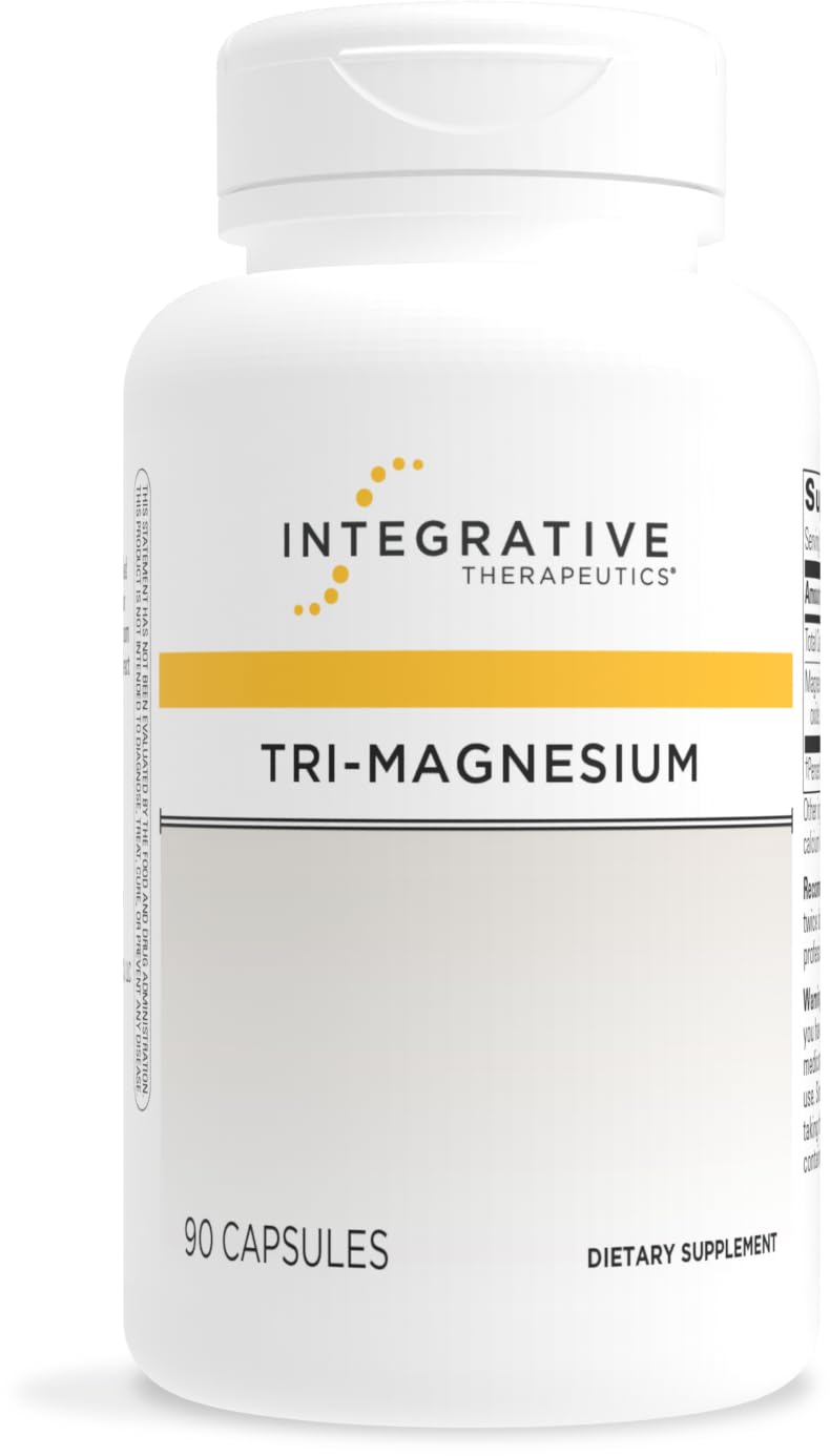 Integrative Therapeutics Tri-Magnesium - Supports Cellular Energy & Energy Metabolism - Magnesium Supplement for Heart & Nerve Health Support - PrimeBioHealth - canada supplements