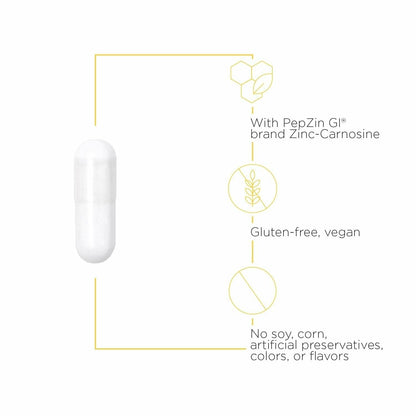 Integrative Therapeutics Zinc-Carnosine - Digestive & Gut Health Support* - GI Tract Support* - Supports Immune Health* - Easy-to-Swallow - PrimeBioHealth - canada supplements