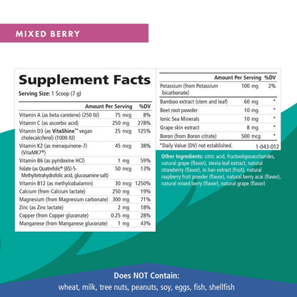Ionic Fizz Super D-K Calcium Plus by Pure Essence - with Extra Magnesium, Vitamin D3, Vitamin K2 for Strong Bones and Stress Support - Raspberry Lemonade - 14.82oz - PrimeBioHealth - canada supplements