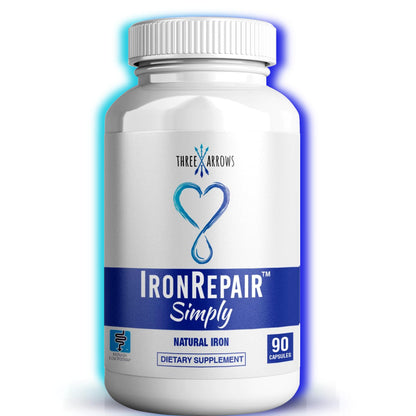 Iron Repair Simply Natural Iron Supplement, Best Absorption & Gentle on Stomach, Monash Low FODMAP, Raise Hemoglobin & Ferritin Iron Pills for Women, Men, Teens - PrimeBioHealth - canada supplements
