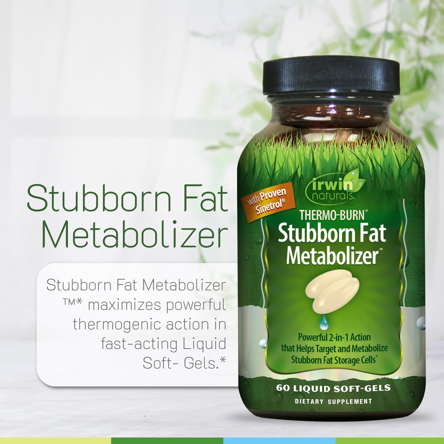 Irwin Naturals Thermo-Burn Stubborn Fat Metabolizer - 75 Liquid Soft-Gels - PrimeBioHealth - canada supplements