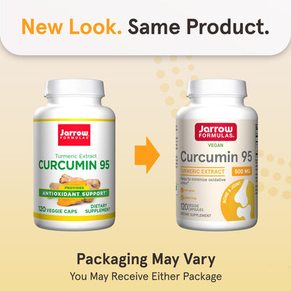 Jarrow Formulas Curcumin 95 Supplement - Turmeric Extract Supplement, 500 mg for Antioxidant & Joint Support, 120 Capsules - PrimeBioHealth - canada supplements