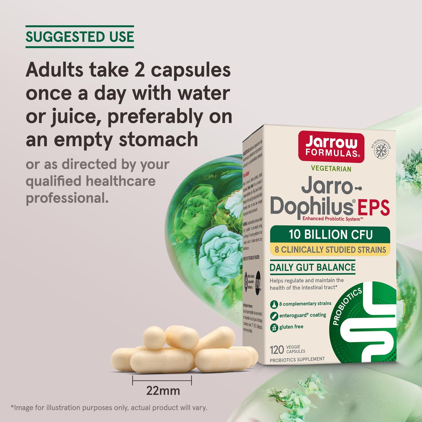 Jarrow Formulas Jarro Dophilus Probiotics 10 Billion CFU - Probiotic Supplement Capsules for Digestive Health & Gut Health for Women and Men - PrimeBioHealth - canada supplements