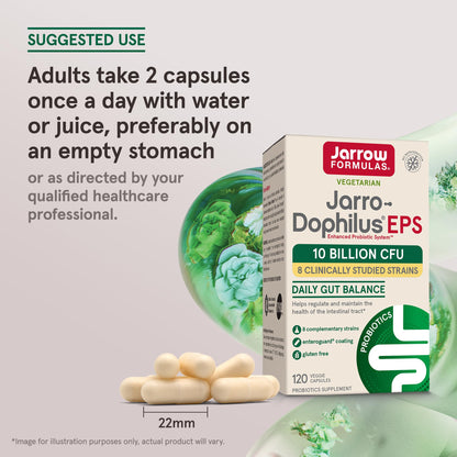 Jarrow Formulas Jarro Dophilus Probiotics 10 Billion CFU - Probiotic Supplement Capsules for Digestive Health & Gut Health for Women and Men - PrimeBioHealth - canada supplements