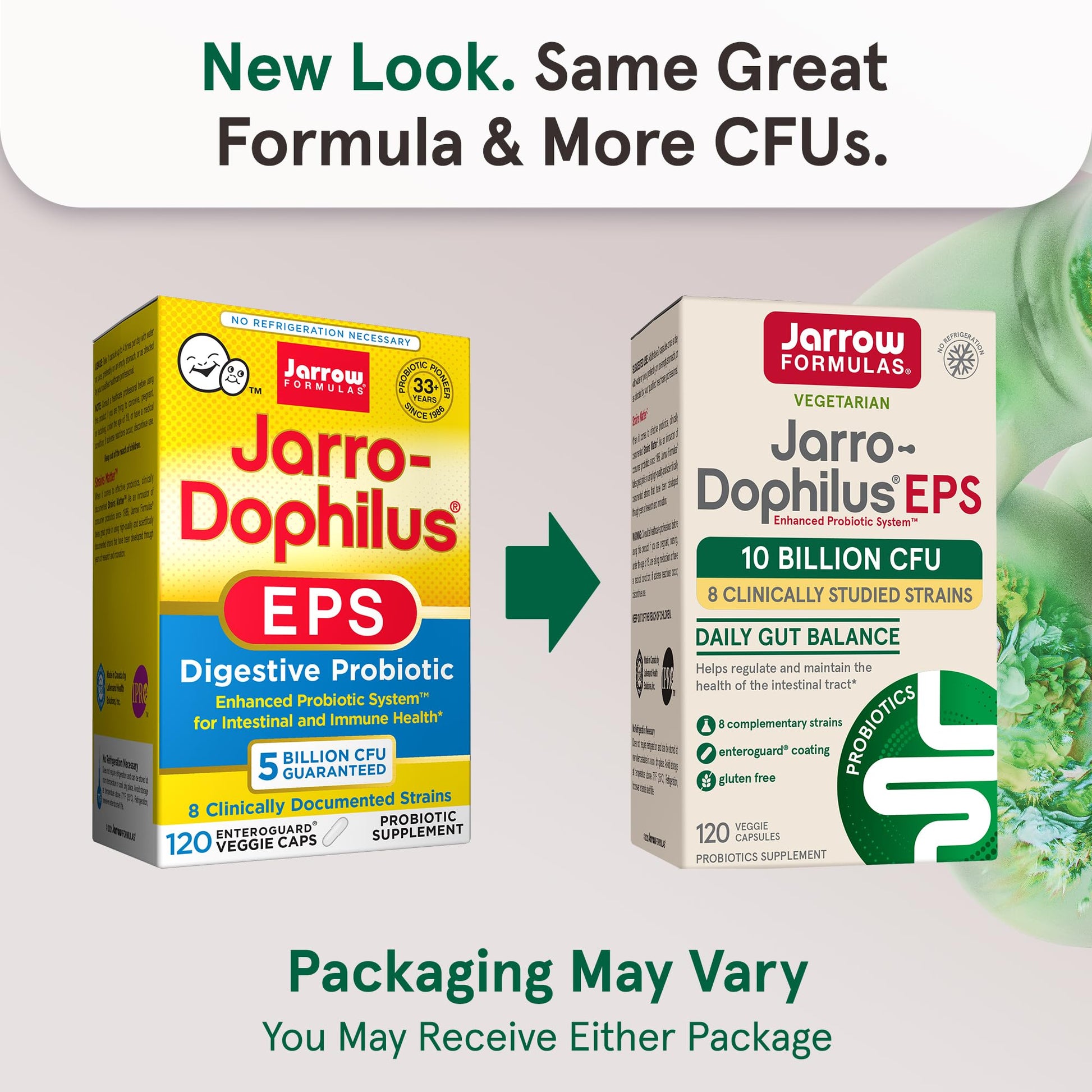 Jarrow Formulas Jarro Dophilus Probiotics 10 Billion CFU - Probiotic Supplement Capsules for Digestive Health & Gut Health for Women and Men - PrimeBioHealth - canada supplements