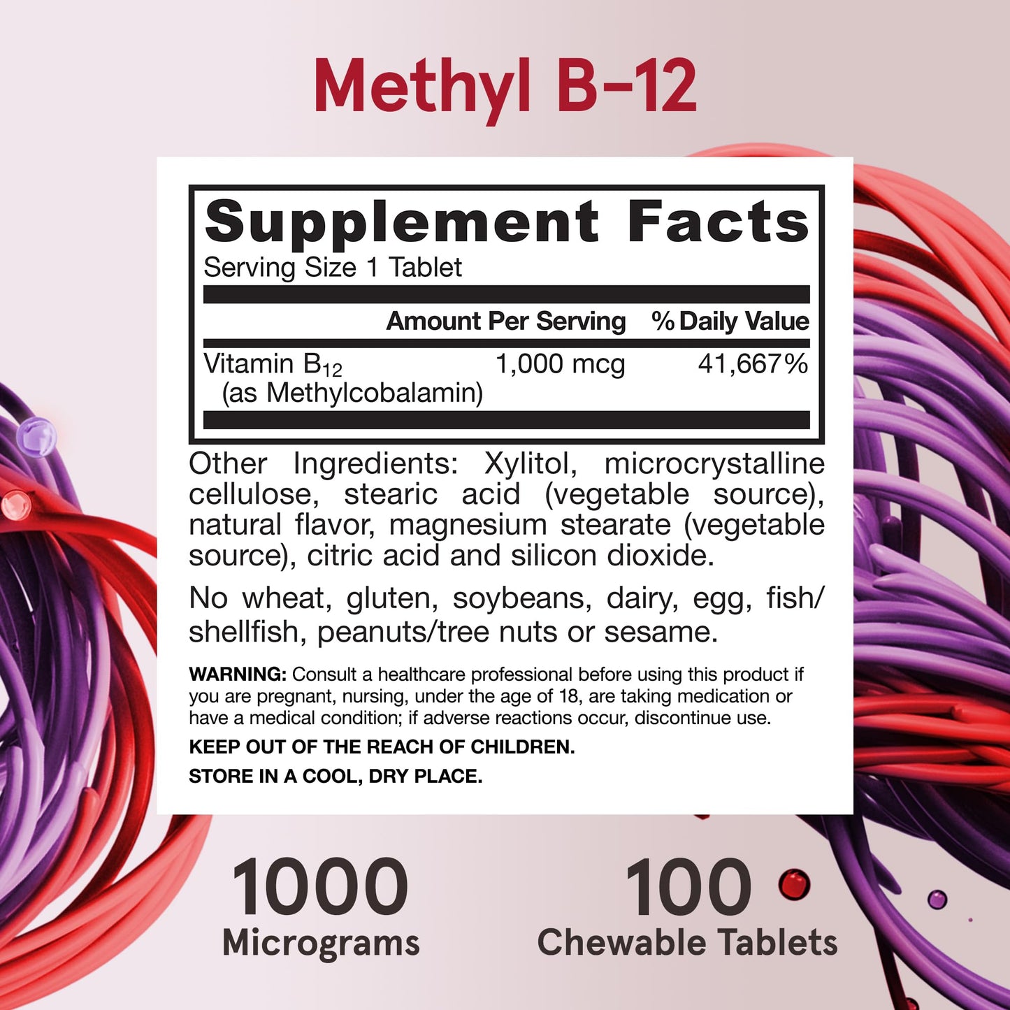Jarrow Formulas Methyl Vitamin B-12 1000 mcg, 100 Chewable Tablets, Lemon Flavored- Bioactive B12 Vitamin - Supports Cellular Energy Production - PrimeBioHealth - canada supplements