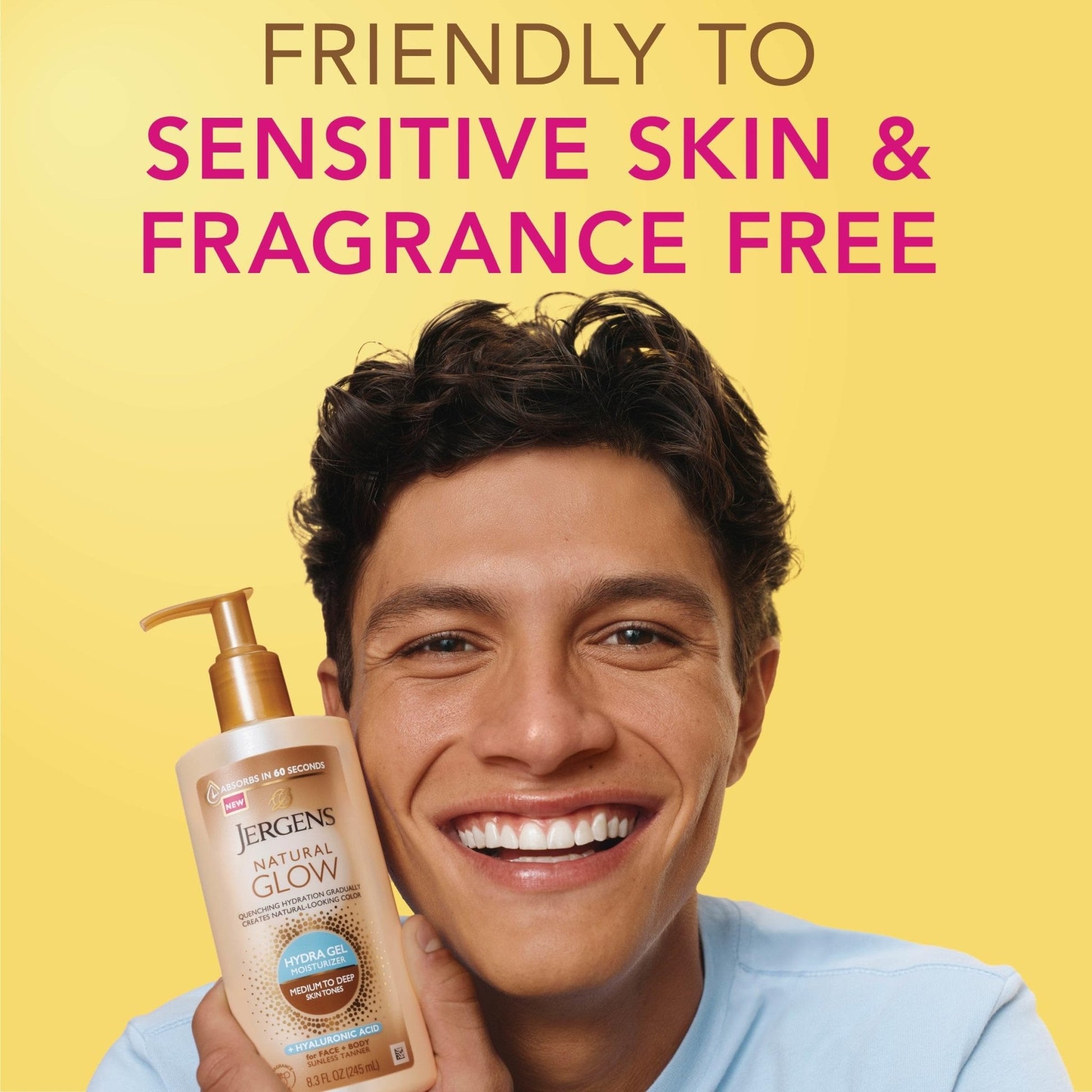Jergens Natural Glow Hydra Gel Moisturizer, Hyaluronic Acid Tanning Lotion, Hydrating Tanning Gel, Fragrance-Free Self Tanner - PrimeBioHealth - canada supplements