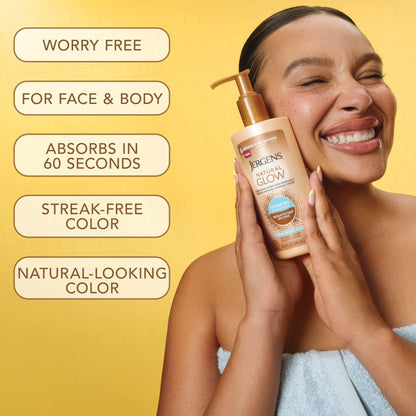 Jergens Natural Glow Hydra Gel Moisturizer, Hyaluronic Acid Tanning Lotion, Hydrating Tanning Gel, Fragrance-Free Self Tanner - PrimeBioHealth - canada supplements