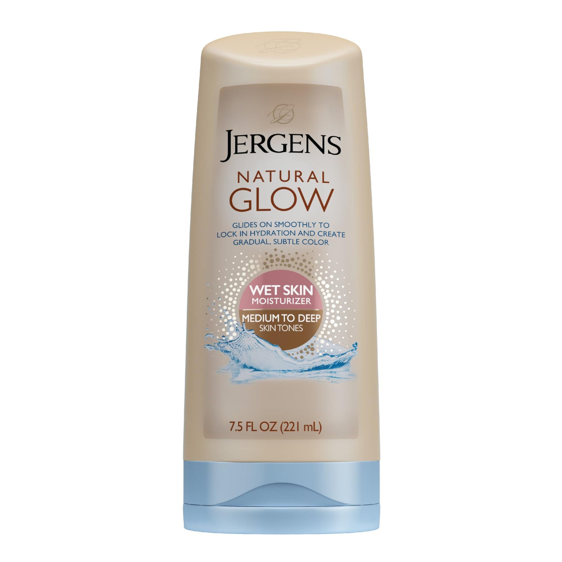 Jergens Natural Glow In Shower Lotion, Self Tanner for Medium to Deep Skin Tone, Sunless Tanning Wet Skin Lotion for Gradual - PrimeBioHealth - canada supplements