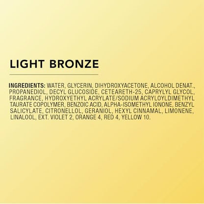 Jergens Natural Glow Instant Sun Body Mousse, Self Tanner for Light Bronze Tan, Sunless Tanning Body Bronzer - PrimeBioHealth - canada supplements