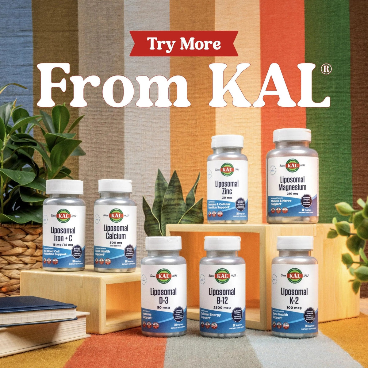 KAL Liposomal Multivitamin - High Potency Liposomal Vitamin C, D-3, and More - Men and Women Multivitamin - PrimeBioHealth - canada supplements