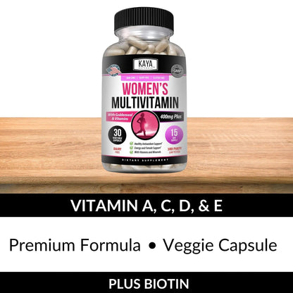 Kaya Naturals Women's Multivitamin, Overall Healthy Antioxidant, and Immune Support, Vitamins A, D, C, E, Biotin - PrimeBioHealth - canada supplements