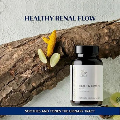 Kerala Ayurveda Healthy Kidney Herbal Tablets | Support Normal Kidney Function and Health | Kidney and Bladder Support | Urinary System Support - 90 Count - PrimeBioHealth - canada supplements