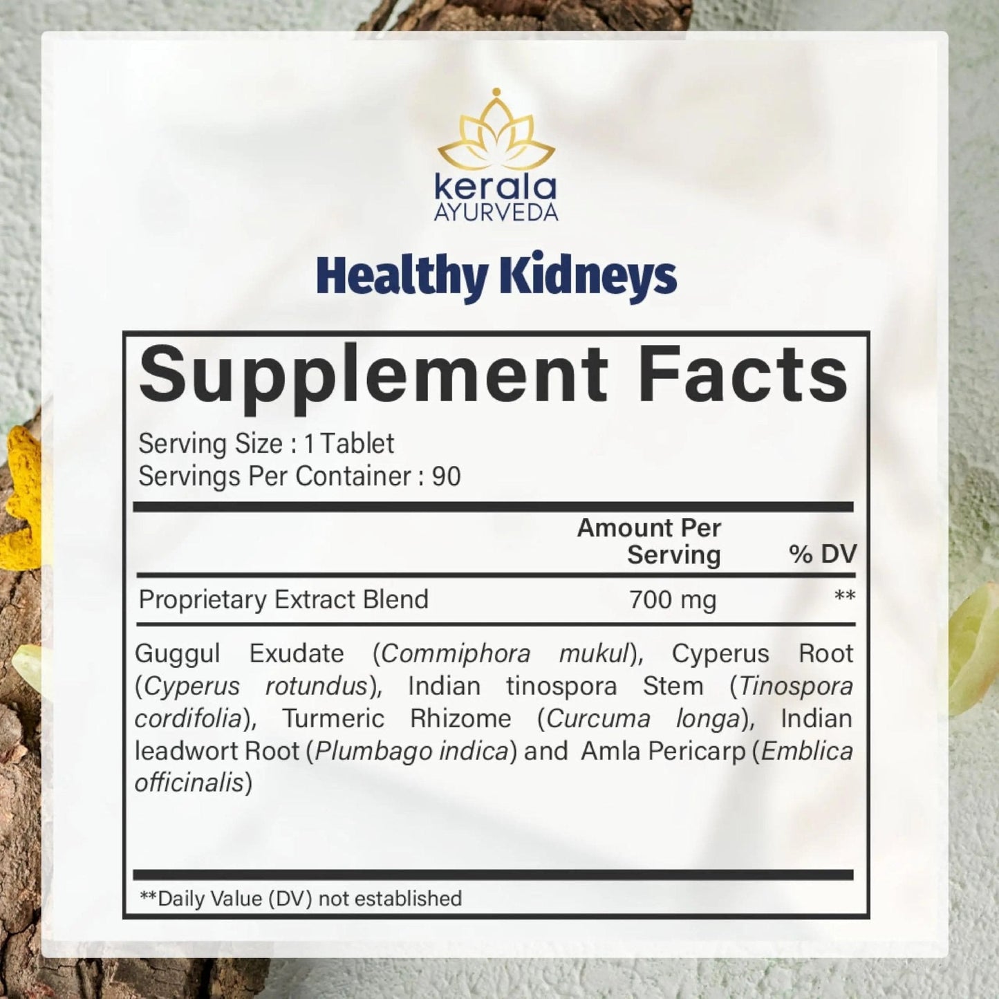 Kerala Ayurveda Healthy Kidney Herbal Tablets | Support Normal Kidney Function and Health | Kidney and Bladder Support | Urinary System Support - 90 Count - PrimeBioHealth - canada supplements