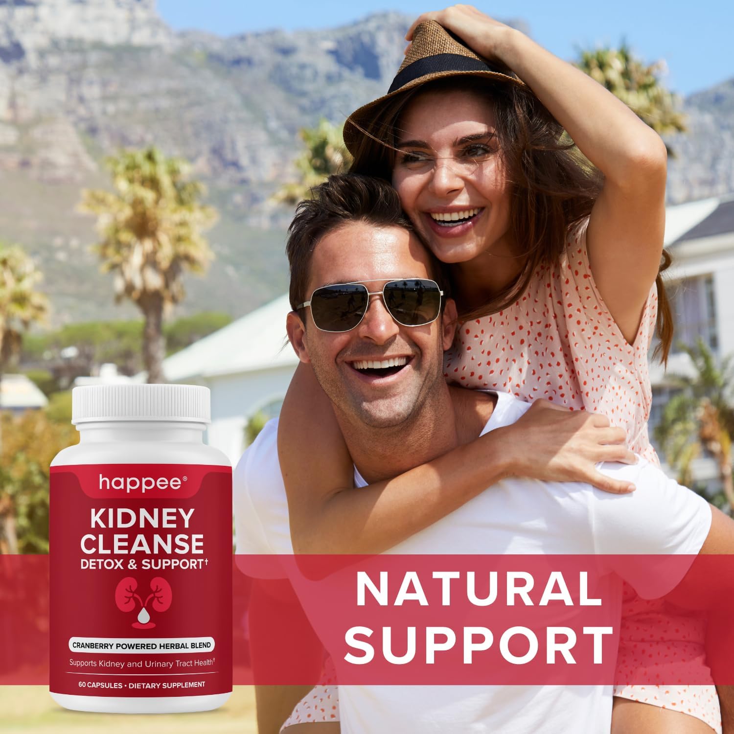 Kidney Cleanse Detox & Repair Formula – Natural Kidney Support Supplement with Cranberry & 21 Herbs for Renal, Bladder, & Urinary Tract Health – Flush Toxins & Renew - 60 Capsules - PrimeBioHealth - canada supplements