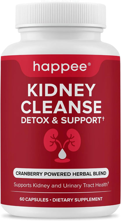 Kidney Cleanse Detox & Repair Formula – Natural Kidney Support Supplement with Cranberry & 21 Herbs for Renal, Bladder, & Urinary Tract Health – Flush Toxins & Renew - 60 Capsules - PrimeBioHealth - canada supplements