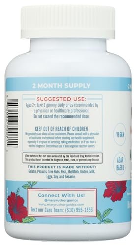 Kids Magnesium Citrate Gummies by MaryRuth's | 2 Month Supply | Sugar Free | Calm Magnesium Gummies for Kids 2+ | Bone Health | Calcium Absorption - PrimeBioHealth - canada supplements