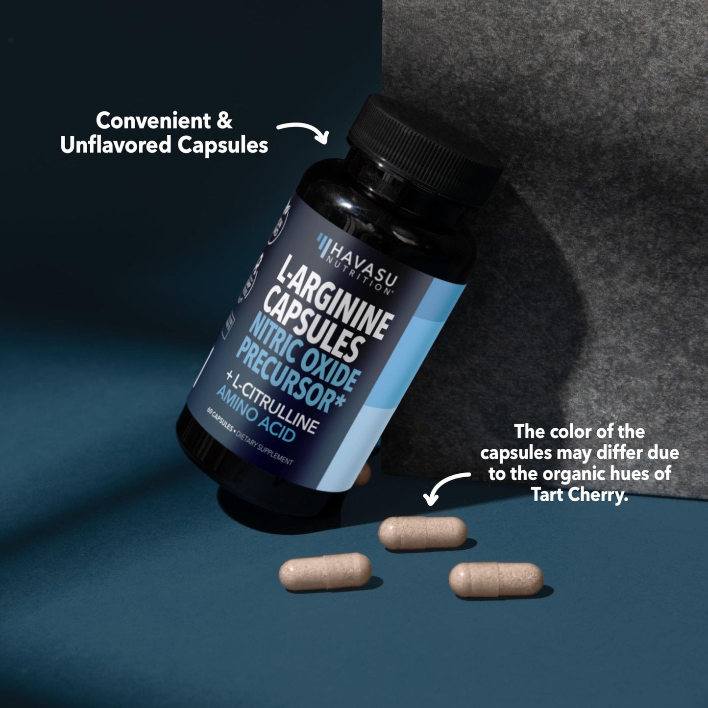 L-Arginine Capsules with L-Citrulline - Nitric Oxide Supplement - L Arginine and L Citrulline Blend - 60 Count - Vegan, Non-GMO Capsules for Performance - PrimeBioHealth - canada supplements