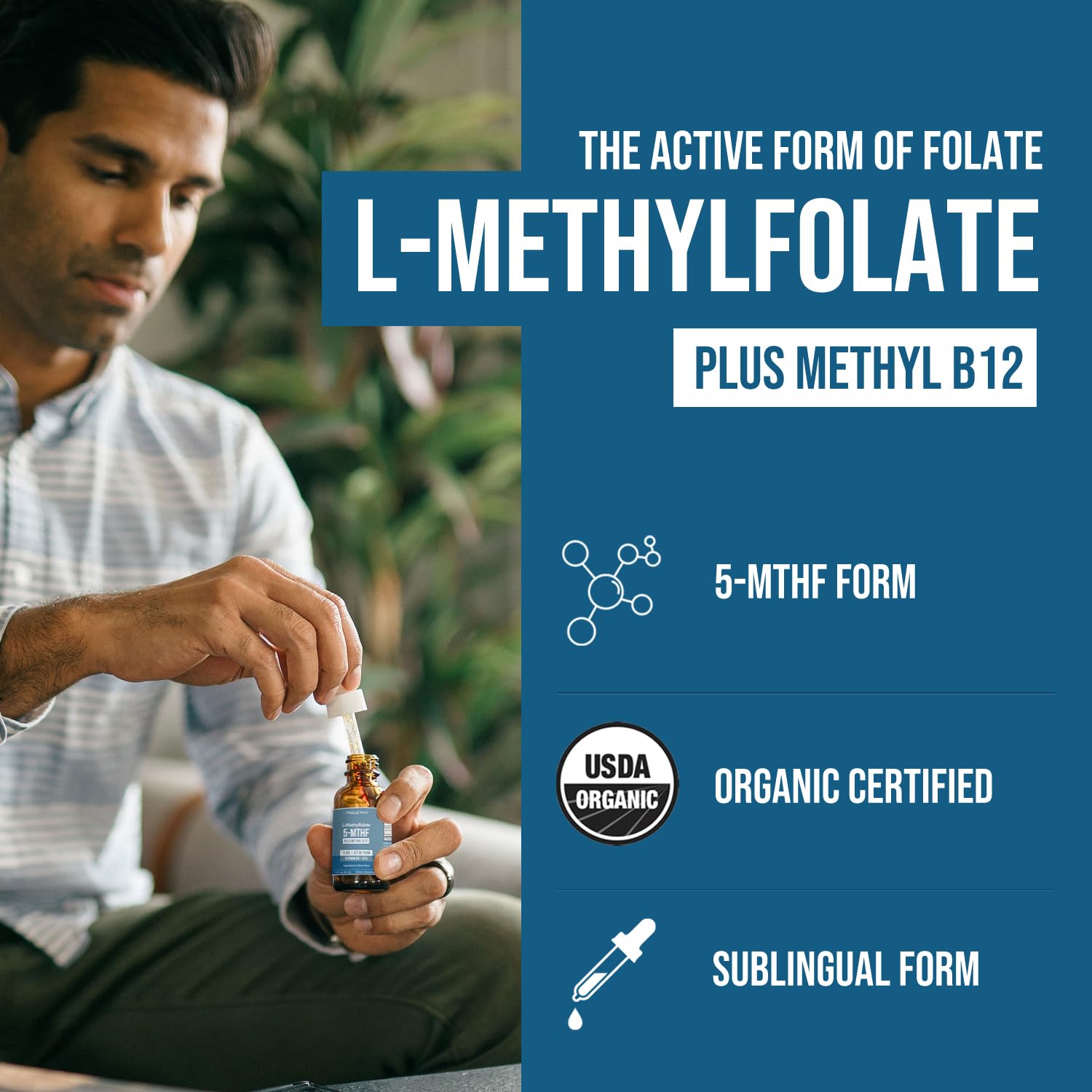 L Methyl Folate 15mg Plus Methyl B12 Cofactor – High Potency, Active 5-MTHF Form - Supports Mood, Methylation, Cognition – Bioactive Forms of Vitamin B9 & B12 (60 Capsules – 60 Servings) - PrimeBioHealth - canada supplements