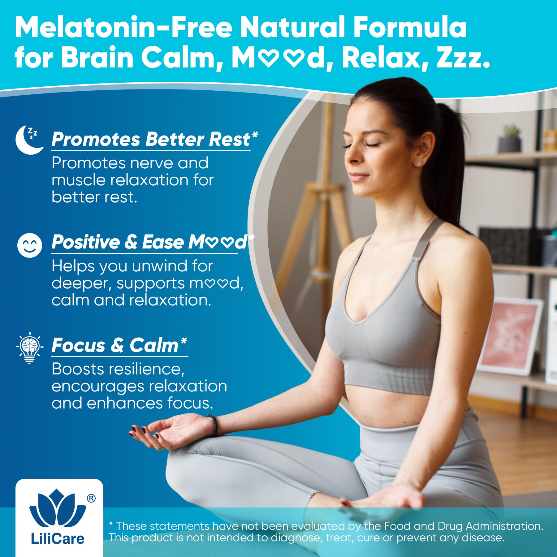 L Theanine Calm Gummies 500mg, Sugar-Free Liposomal L-Theanine Supplement, w/Safforn, Magnesium Glycinate, GABA, Ashwagandha, Algae Omega-3, Vitamin D3 B12 - PrimeBioHealth - canada supplements