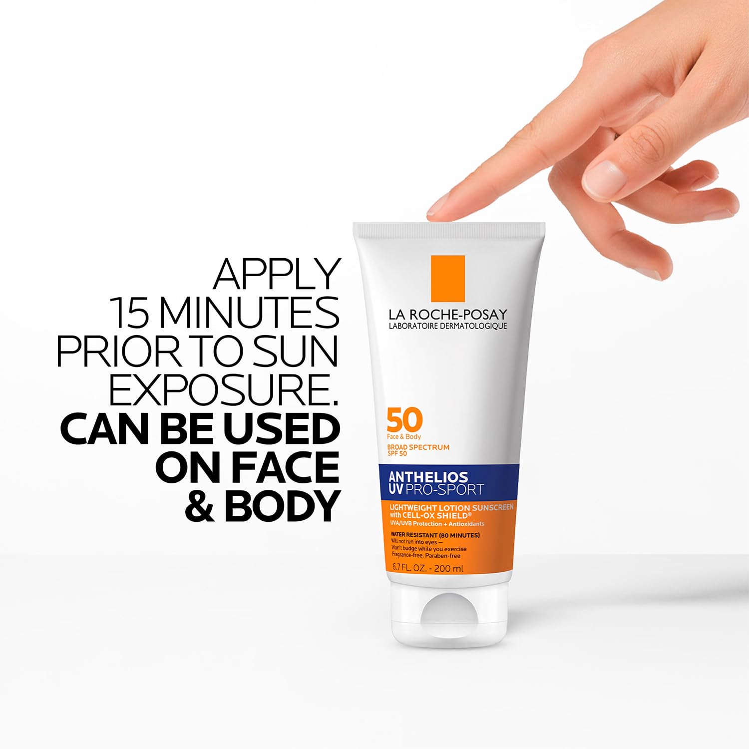 La Roche-Posay Anthelios UV Pro-Sport SPF 50 Sunscreen for Face & Body, Water & Sweat Resistant with Non-Drip Formula, Invisible Broad Spectrum Sunscreen Lotion - PrimeBioHealth - canada supplements
