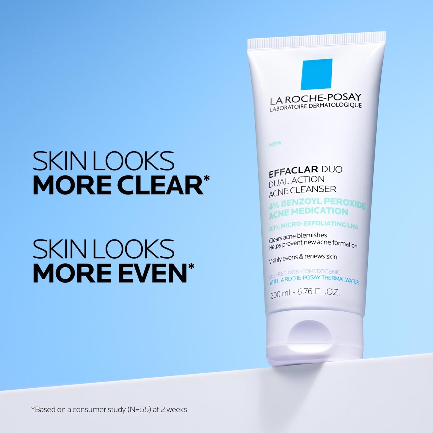 La Roche-Posay Effaclar Dual Acne Face Wash With 4% Benzoyl Peroxide & LHA Exfoliant - PrimeBioHealth - canada supplements