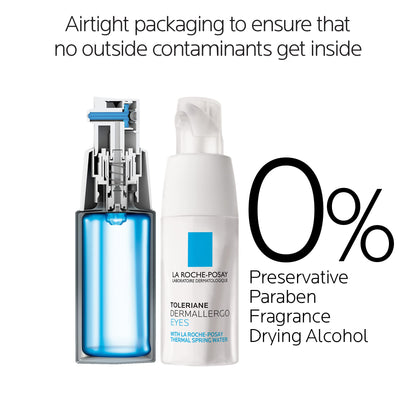 La Roche-Posay Toleriane Dermallergo Eye Cream Soothing Repair Moisturizer, Soothes and Comforts Sensitive Skin - PrimeBioHealth - canada supplements
