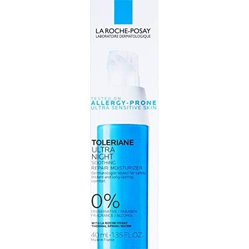 La Roche-Posay Toleriane Dermallergo Night Cream for Face, Intense Soothing Moisturizer with Vitamin E, Allergy Tested - PrimeBioHealth - canada supplements