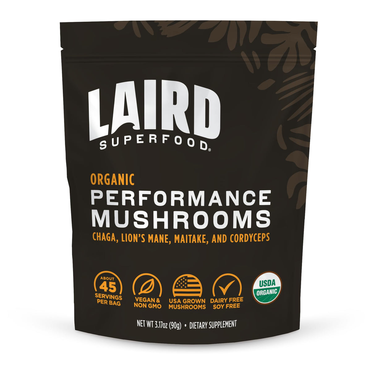 Laird Superfood Organic Performance Mushroom Blend with Chaga, Cordyceps, Lion's Mane and Maitake for Energy - PrimeBioHealth - canada supplements