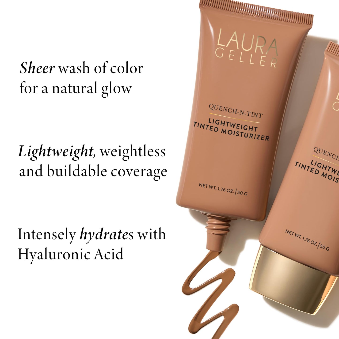 LAURA GELLER NEW YORK Quench-n-Tint Tinted Moisturizer - Sheer to Light Buildable Coverage - Natural Glow Finish - Lightweight Formula - PrimeBioHealth - canada supplements
