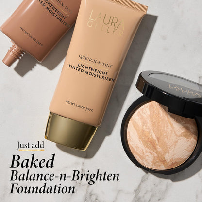 LAURA GELLER NEW YORK Quench-n-Tint Tinted Moisturizer - Sheer to Light Buildable Coverage - Natural Glow Finish - Lightweight Formula - PrimeBioHealth - canada supplements