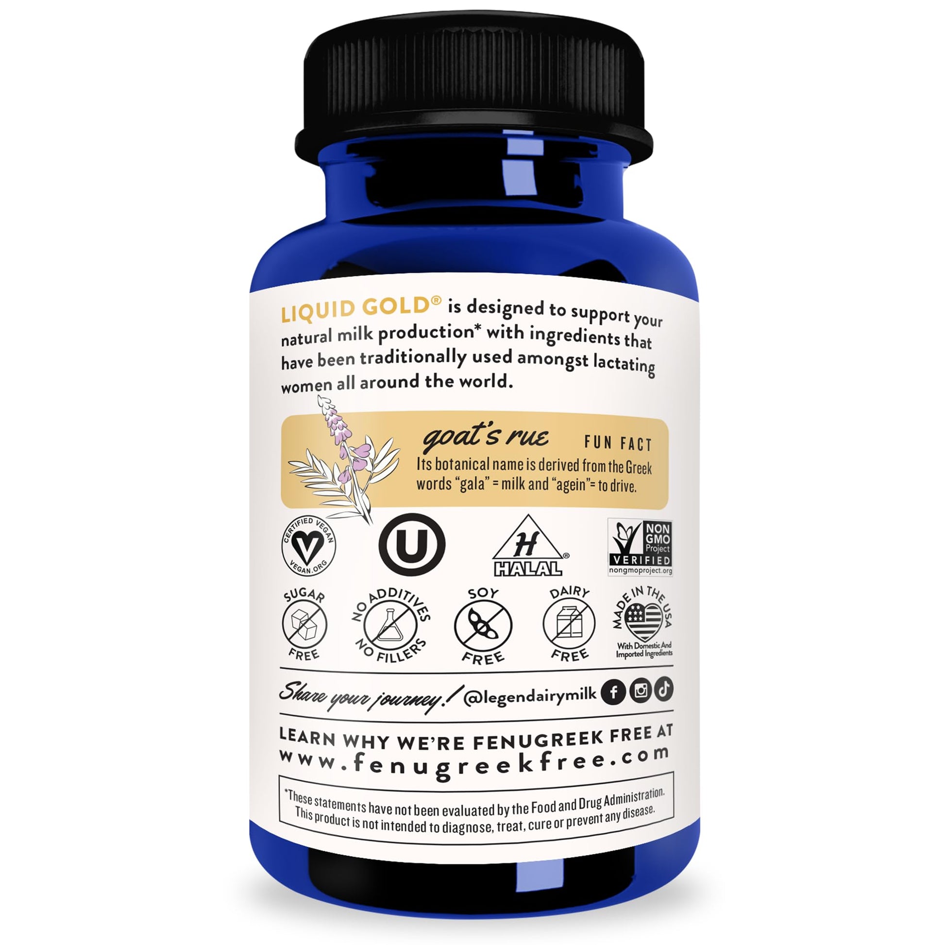 Legendairy Milk Liquid Gold Lactation Support | Lactation Supplement with Organic Goats Rue, Milk Thistle, Shatavari, Fennel, Alfalfa & Anise - PrimeBioHealth - canada supplements