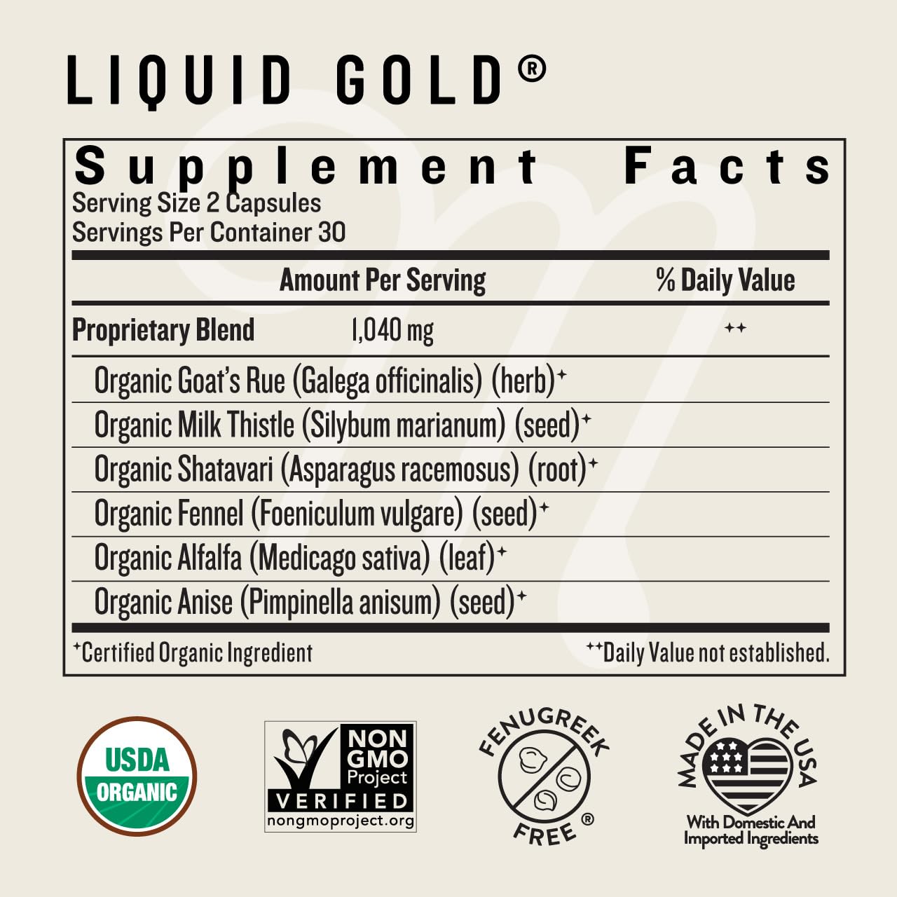 Legendairy Milk Liquid Gold Lactation Support | Lactation Supplement with Organic Goats Rue, Milk Thistle, Shatavari, Fennel, Alfalfa & Anise - PrimeBioHealth - canada supplements