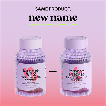 Lemme Fiber & Probiotic Gummies for Adults, Promotes Regularity & Digestive Health, No Sugar Added Strawberry Flavor, 4g Prebiotic Fiber & Clinically - PrimeBioHealth - canada supplements