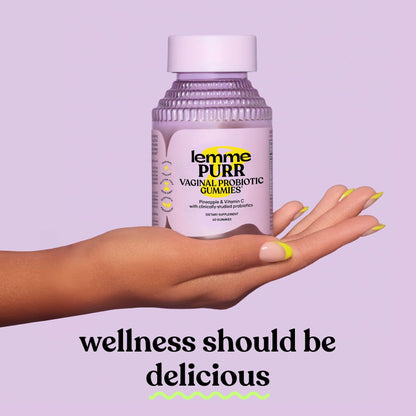 Lemme Purr Vaginal Probiotic Gummies for Women - Balanced pH, Healthy Odor, Yeast Balance & Flora Support - PrimeBioHealth - canada supplements