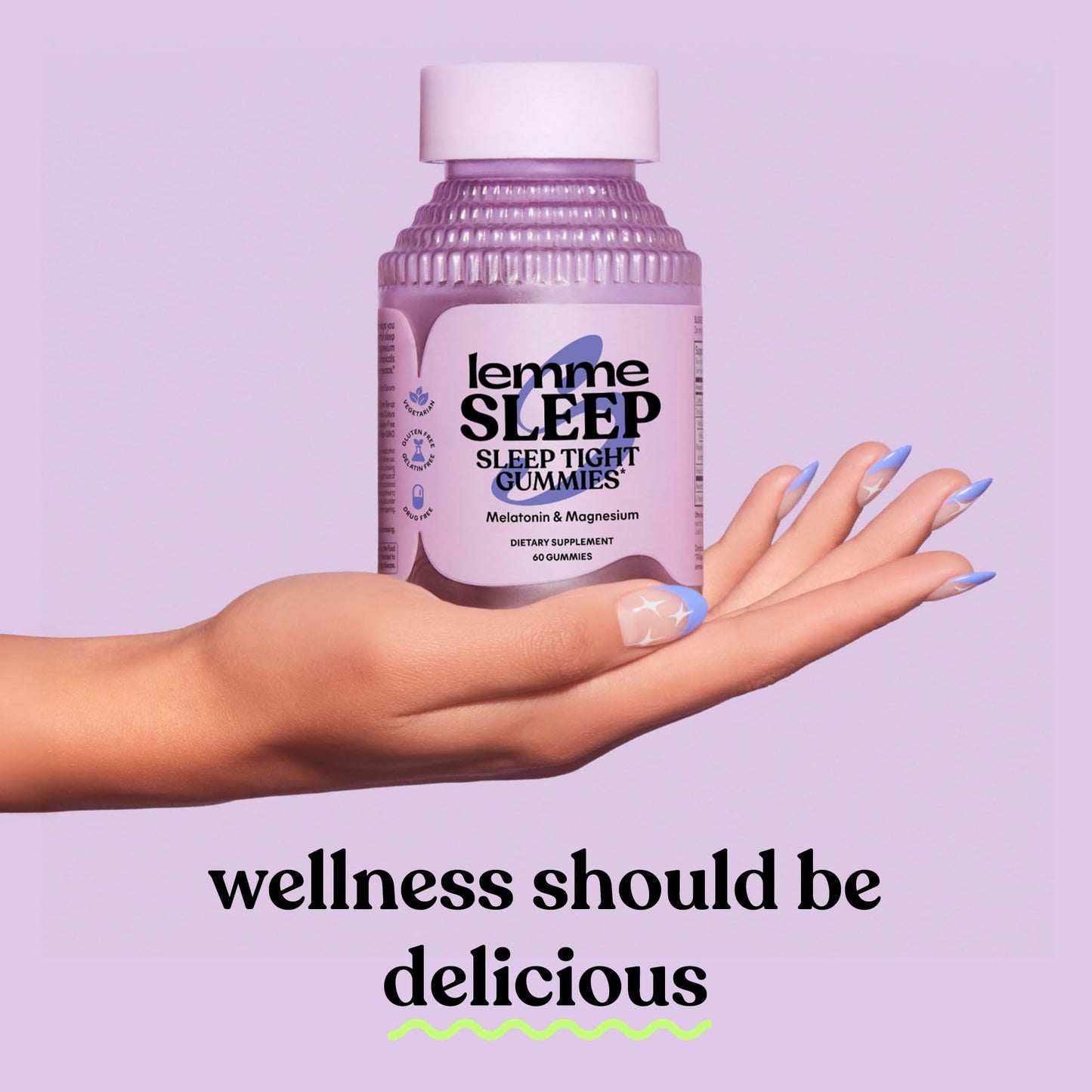 Lemme Sleep Gummies with 5mg Melatonin, Elderberry, Magnesium, L-Theanine, Chamomile and Lavender, Drug-Free Nighttime Sleep Aid, - PrimeBioHealth - canada supplements