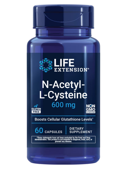 Life Extension N-Acetyl-L-Cysteine (NAC), Immune, Respiratory, Liver Health, NAC 600 mg, Potent antioxidant Support - PrimeBioHealth - canada supplements