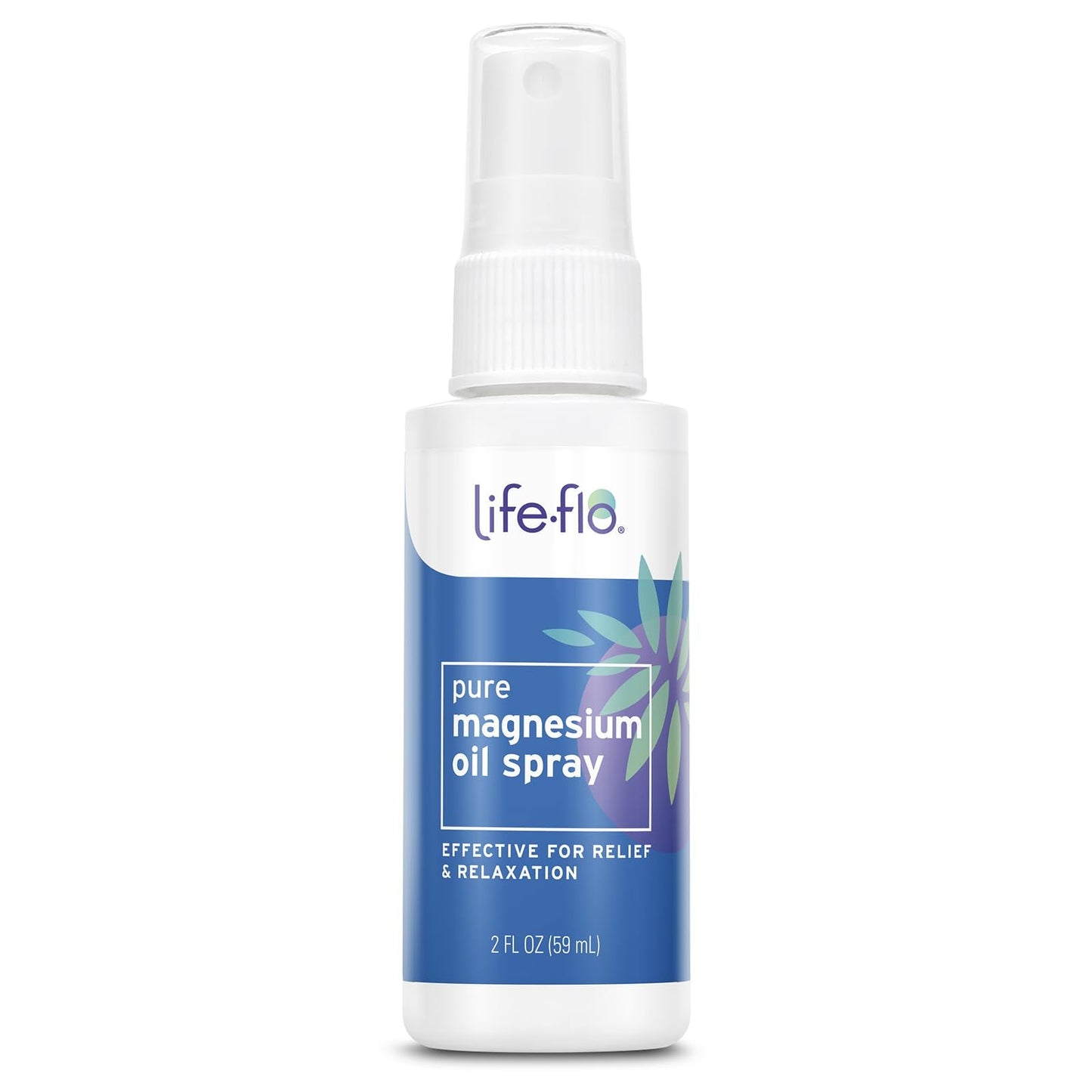 LIFE-FLO Magnesium Oil for Feet and Body - Topical Magnesium Spray Soothes Muscles, Joints When Massaged Into the Skin - Doubles as a Deodorant Spray or Bath Oil, Hypoallergenic, 8 Fl Oz - PrimeBioHealth - canada supplements