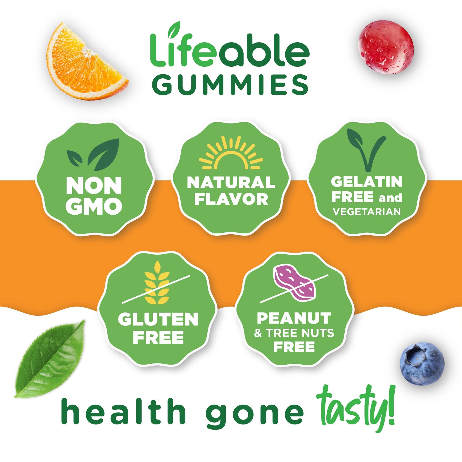 Lifeable Prebiotic Fiber Gummies for Adults | 5g | Great Tasting Fiber Supplement Gummies | Prebiotic Gummies for Digestive Health - PrimeBioHealth - canada supplements