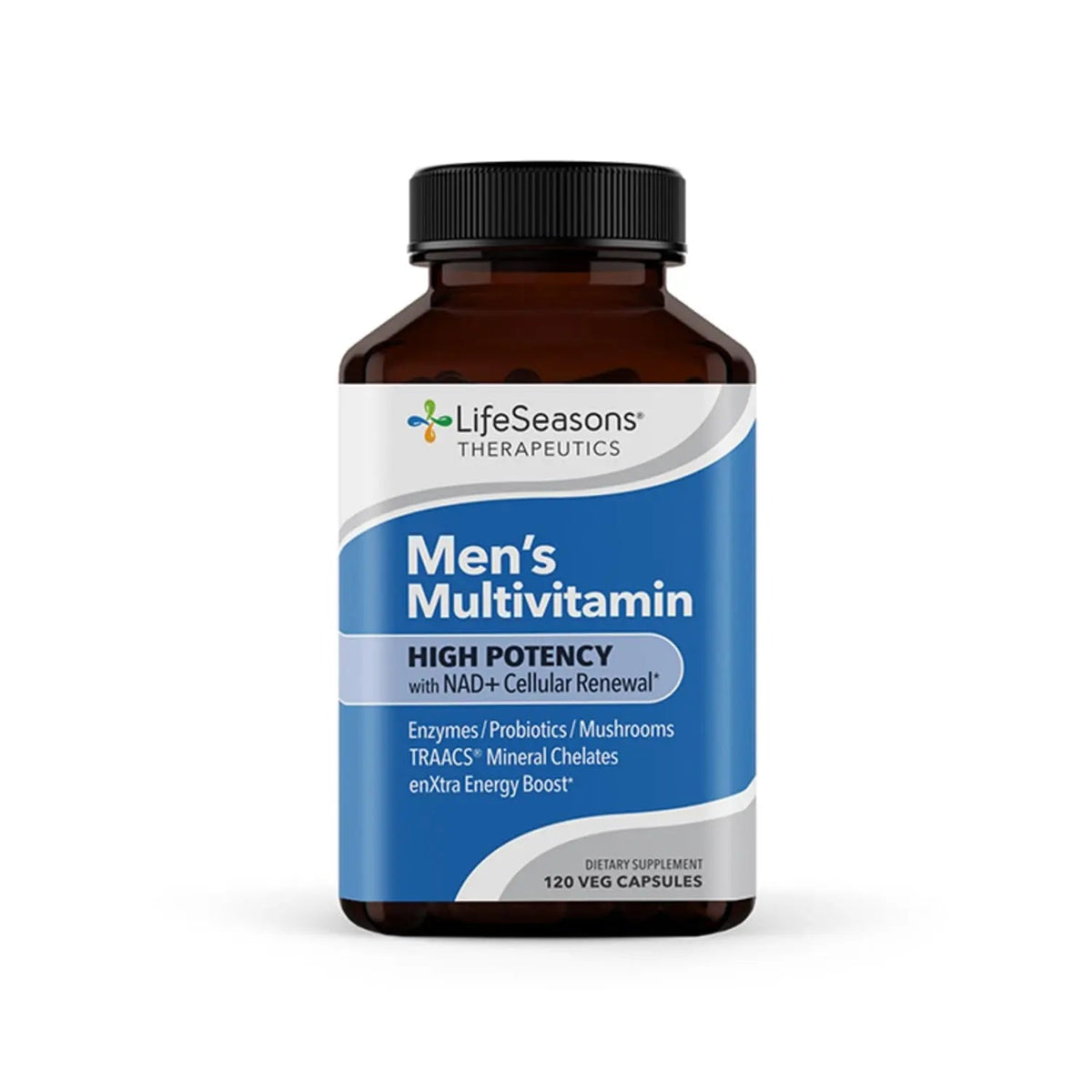 LifeSeasons Men's Multivitamin – High Potency with 21 Vitamins & Minerals, PureWay-C®, NAD+, Active B-Vitamins, TRAACS® Chelates - PrimeBioHealth - canada supplements