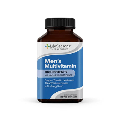 LifeSeasons Men's Multivitamin – High Potency with 21 Vitamins & Minerals, PureWay-C®, NAD+, Active B-Vitamins, TRAACS® Chelates - PrimeBioHealth - canada supplements