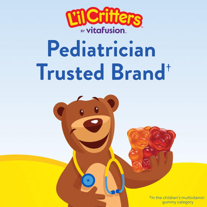 L'il Critters Gummy Vites Daily Kids Multivitamins Assorted Fruit Flavors for Ages 2+ Toddlers & Kids, Gummy Vitamin with Vitamin C and D - PrimeBioHealth - canada supplements